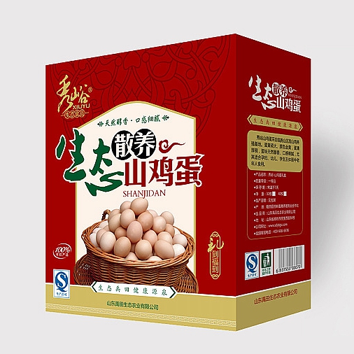 生态山鸡蛋包装盒