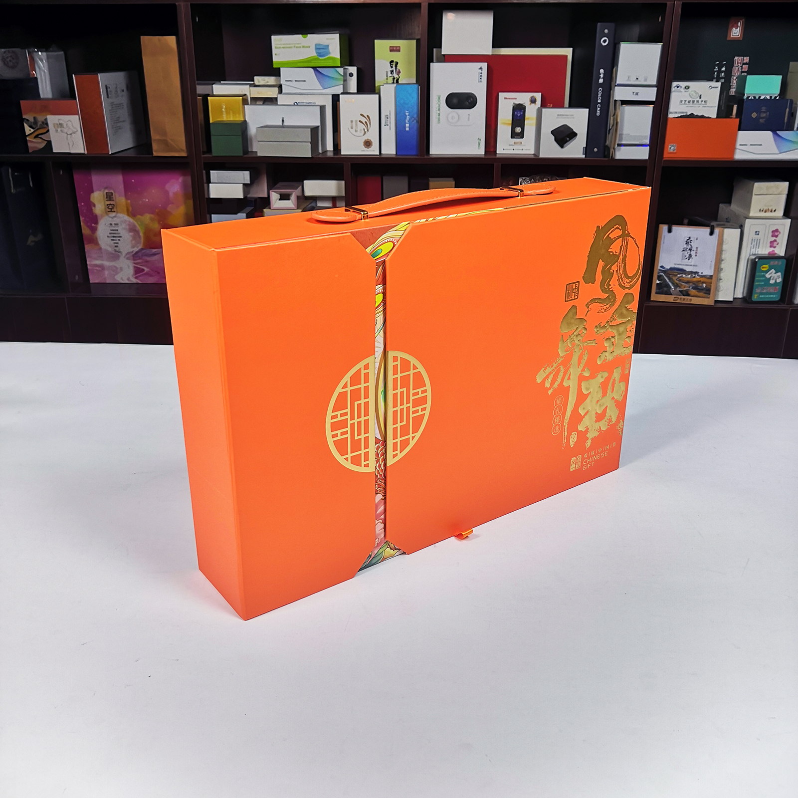 对开月饼盒定制