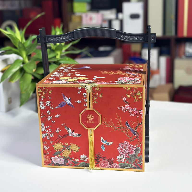 三层手提月饼礼盒